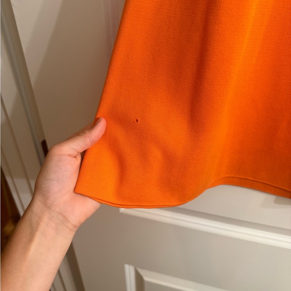 Zara Orange Knit Mini Dress - Picture 3 of 3